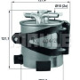 Filter za gorivo MAHLE KLH 44/25
