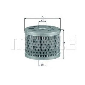 Filter goriva MAHLE KX 13D