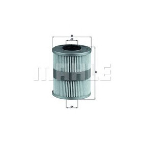 Filter za gorivo MAHLE KX 206D