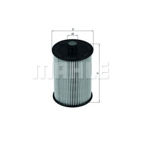 Filter za gorivo MAHLE KX 217D