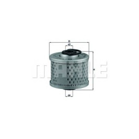 Filter za gorivo MAHLE KX 34