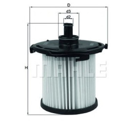 Filter za gorivo MAHLE KX 387D