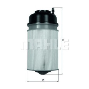 Filter za gorivo MAHLE KX 406D