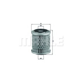 Filter za gorivo MAHLE KX 76D