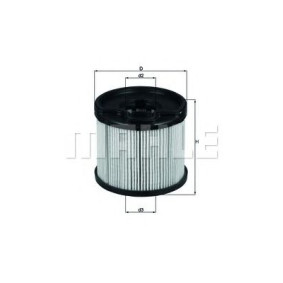 Filter za gorivo MAHLE KX 87D