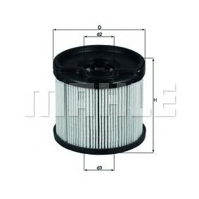 Filter za gorivo MAHLE KX 87D