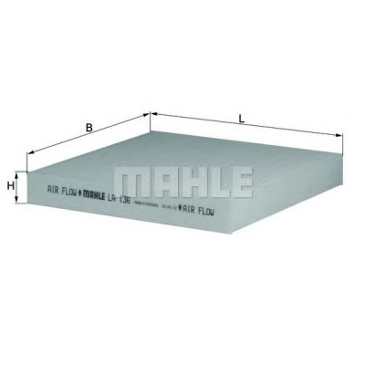 Filter klime MAHLE LA 136