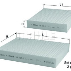 Filter klime MAHLE LA 191/S