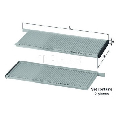 Filter klime MAHLE LA 195/S