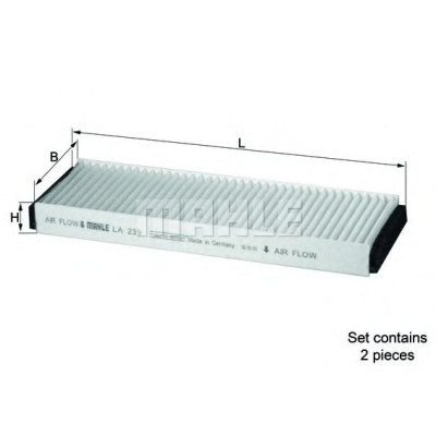 Filter klime MAHLE LA 239/S