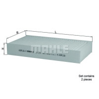 Filter klime MAHLE LA 295/S