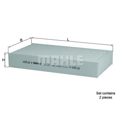 Filter klime MAHLE LA 295/S
