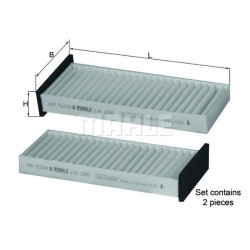 Filter klime MAHLE LA 296/S