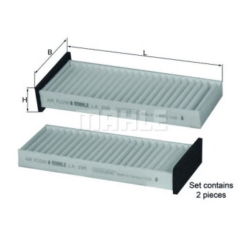 Filter klime MAHLE LA 296/S