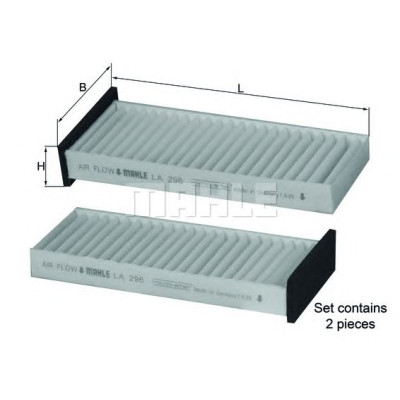 Filter klime MAHLE LA 296/S
