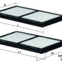 Filter klime MAHLE LA 483/S