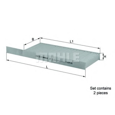 Filter klime MAHLE LA 751/S