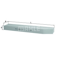 Filter klime MAHLE LA 897