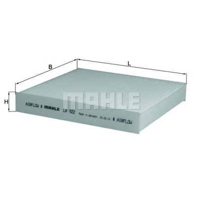 Filter klime MAHLE LA 922