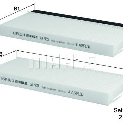 Filter klime MAHLE LA 935/S