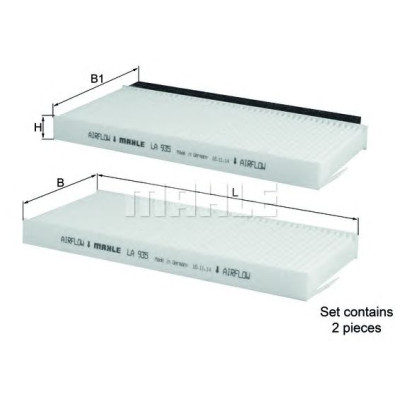 Filter klime MAHLE LA 935/S