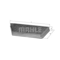 Filter klime MAHLE LAK 57