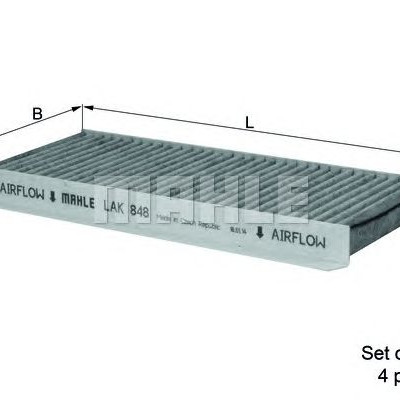 Filter klime MAHLE LAK 848/S