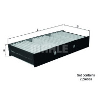 Filter klime MAHLE LAK 878/S