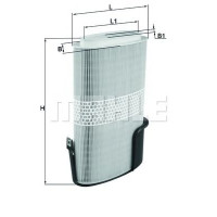 Filter zraka MAHLE LX 1009/6
