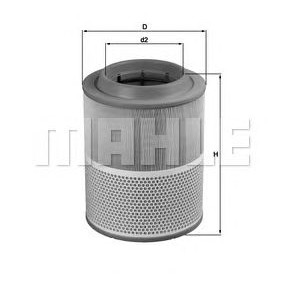 Filter zraka MAHLE LX 1072