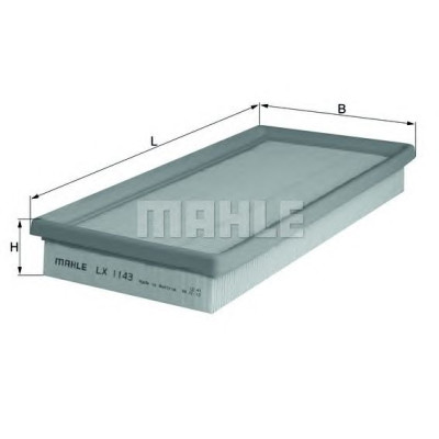 Filter zraka MAHLE LX 1143