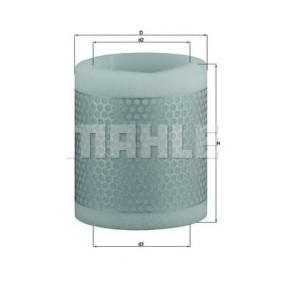 Filter zraka MAHLE LX 124