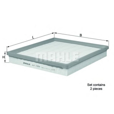 Filter zraka MAHLE LX 1264/S