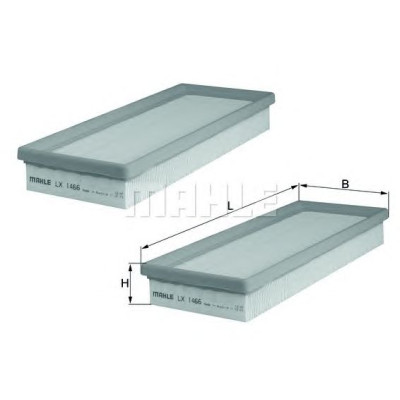 Filter zraka MAHLE LX 1466/S