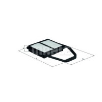 Filter zraka MAHLE LX 1562