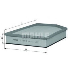 Filter zraka MAHLE LX 1591/9