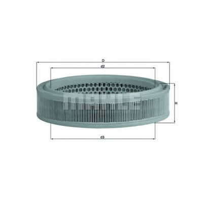 Filter zraka MAHLE LX 166