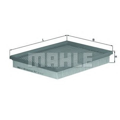 Filter zraka MAHLE LX 1662