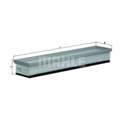Filter zraka MAHLE LX 1745