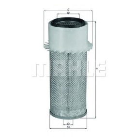 Filter zraka MAHLE LX 18