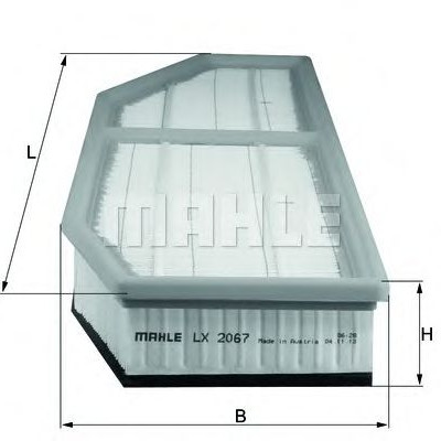 Filter zraka MAHLE LX 2067