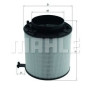 Filter zraka MAHLE LX 2091D