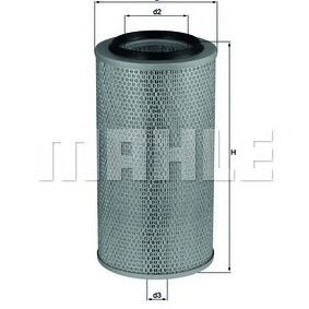 Filter zraka MAHLE LX 265