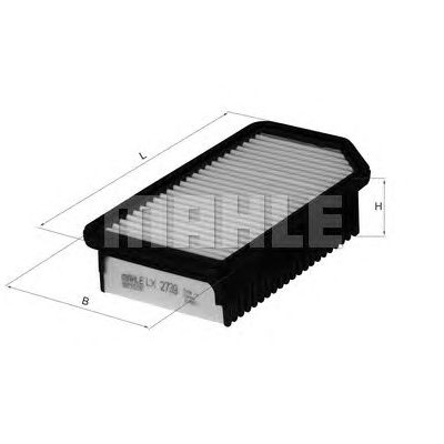 Filter zraka MAHLE LX 2739