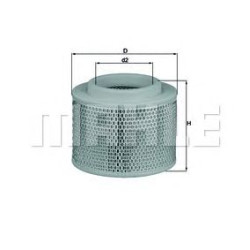 Filter zraka MAHLE LX 2808/1