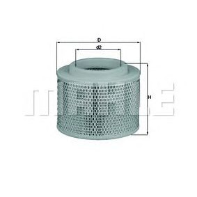 Filter zraka MAHLE LX 2808/1