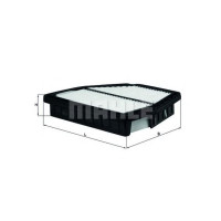 Filter zraka MAHLE LX 2965