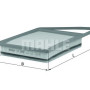 Filter zraka MAHLE LX 2995