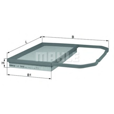 Filter zraka MAHLE LX 3306