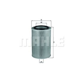Filter zraka MAHLE LX 345